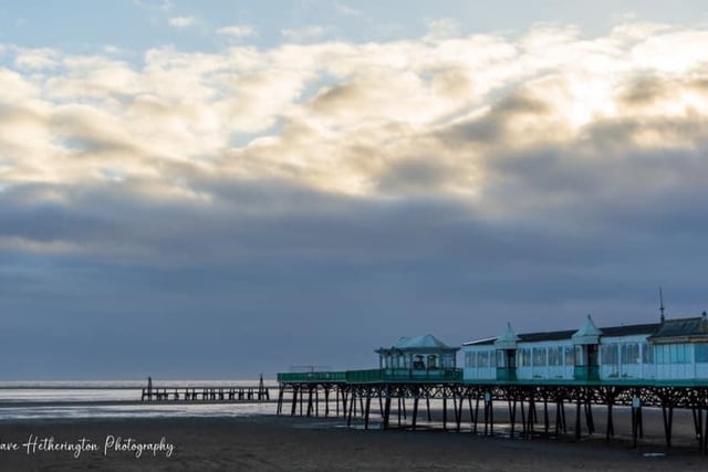 St Annes Pier and Old Jetty was captured by Dave Hetherington Photograph.