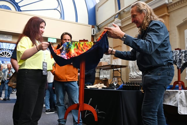 Magic shows, demonstration and trade stalls at The Blackpool Magic Convention at the Winter Gardens, Blackpool