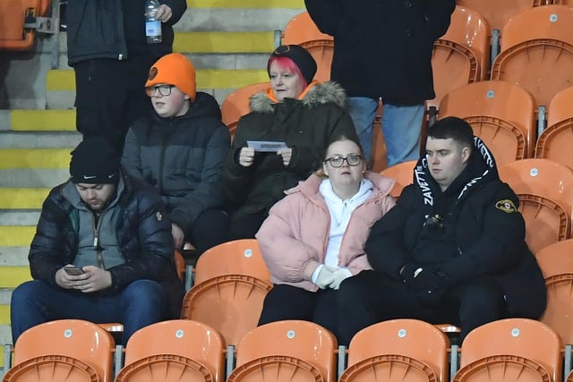 Seasiders supporters at Bloomfield Road.