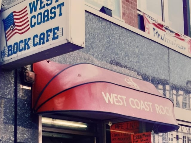 West Coast Rock Cafe as it was in 1995