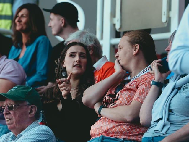 Seasiders supporters made the long trip to Reading.