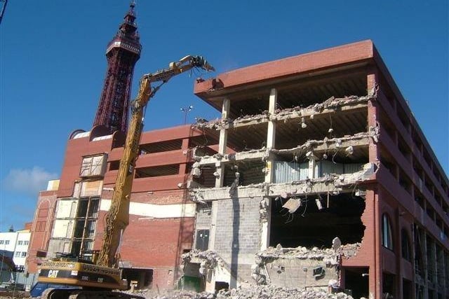 This was in 2006 when work began to demolish part of the Houndshill as part of Blackpool masterplan