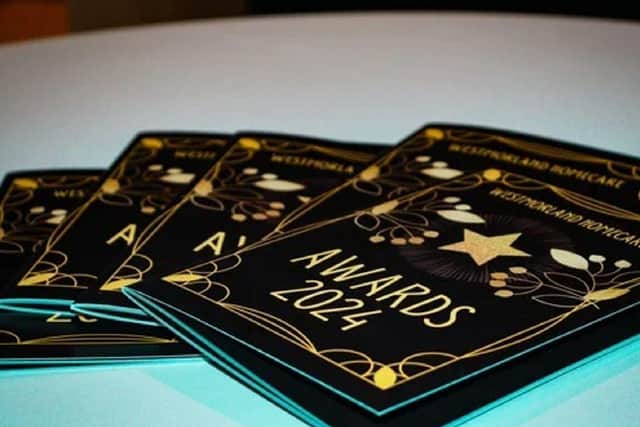 Programmes for the glittering awards ceremony