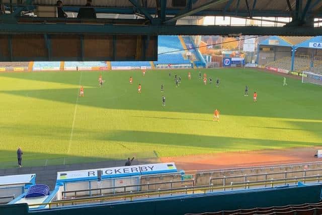 The Seasiders never looked in danger of losing this game at Brunton Park