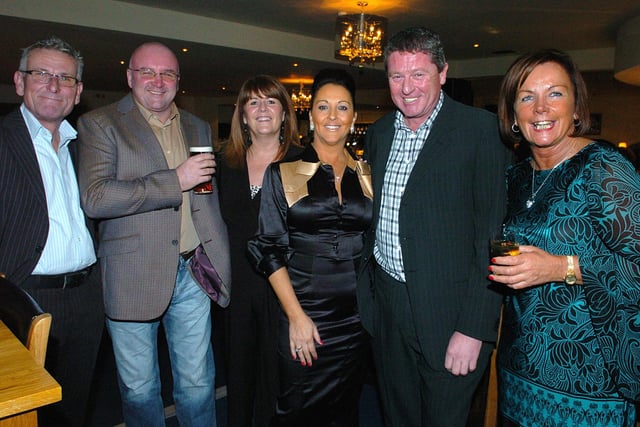 Official opening night of Ma Kelly's (formerly The Station) on Talbot Road in Blackpool. Pic L-R: Jonathan Christy, Steve and Tracey Whelan, Paula Kelly, Mark Abbott and Karen Lejeune, 2010