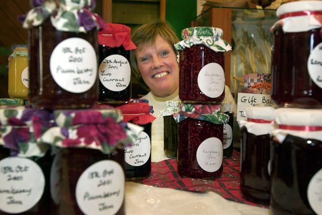 Wyreside Ecology Centre in Stanah helped to celebrate Lancashire Day with local food producers and demonstrations. Jean Phillips is pictured amongst her home-made jams and honeys
