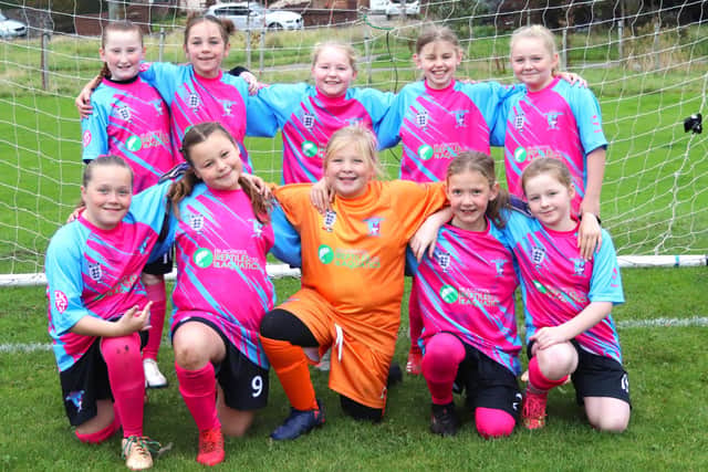The Layton Junior Pinks team Photo: Karen Tebbutt