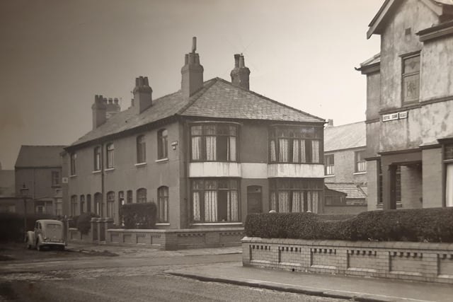 The corner of Royal Bank Road and Lindsay Avenue in December 1955
