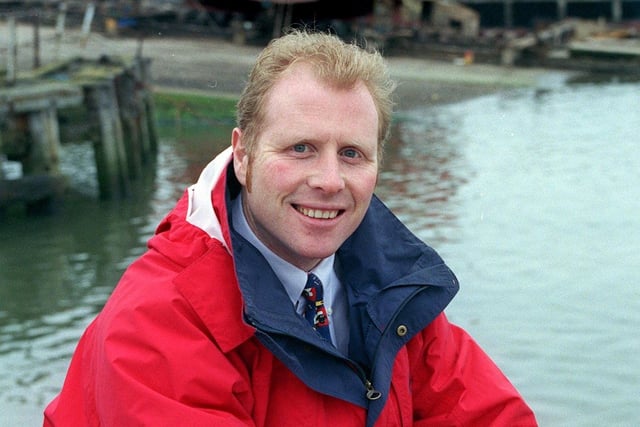 Port Manager Callum Couper at Fleetwood Docks