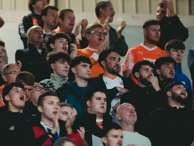 Seasiders supporters made the midweek trip to Oakwell.