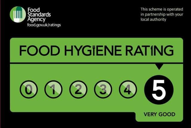 Food Standards Agency awarded 5 star ratings to two eateries in Blackpool.