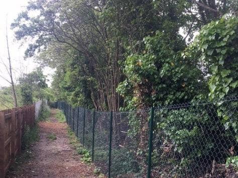 New fencing has been added to the footpath leading to Marton Mere (picture - Blackpool Council)