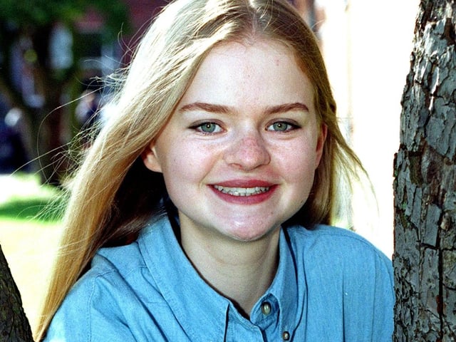 Caroline Parkin, of St. Mary's RC High School, who attended International Youth Seminar in London, 1997