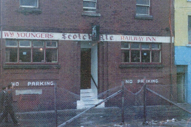 The Railway Inn was in Bonny Street and this photo shows it awaiting demolition in the early 1970s
