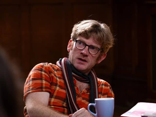 John Dorney plays Dr Prentice in What The Butler Saw.