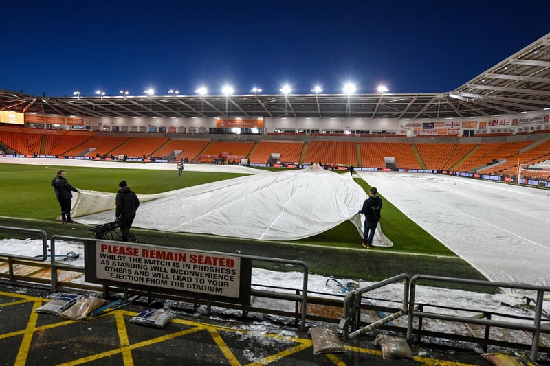 Blackpool welcome Nottingham Forest to a cold Bloomfield Road.