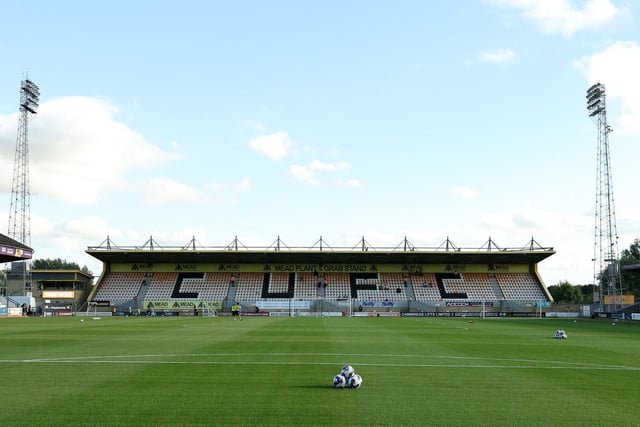 The Abbey Stadium can hold 8,127 people.