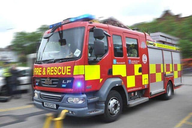 Seven fire engines and the aerial ladder platform tackled a house fire in Addison Road, Fleetwood at 9.30am on Sunday, November 20