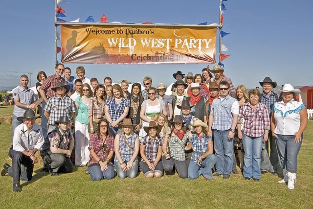 Staff from specialist Blackpool accountants Danbro celebrated the company's 10th anniversary with a Wild West party
