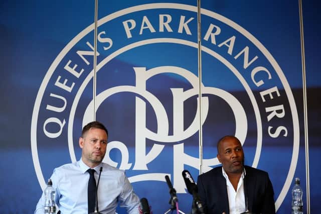 Les Ferdinand with Michael Beale (Photo by Bryn Lennon/Getty Images)