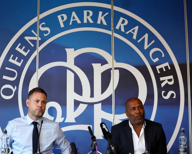Les Ferdinand with Michael Beale (Photo by Bryn Lennon/Getty Images)