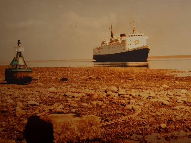 Sailing in on the morning tide in July 1994