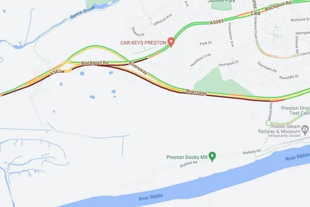 A583 Blackpool Road: Motorists complain of long delays after temporary ...