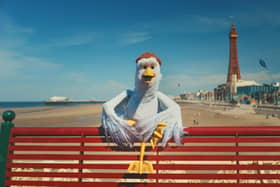 The Nigel C Gull figure which will feature in the ads