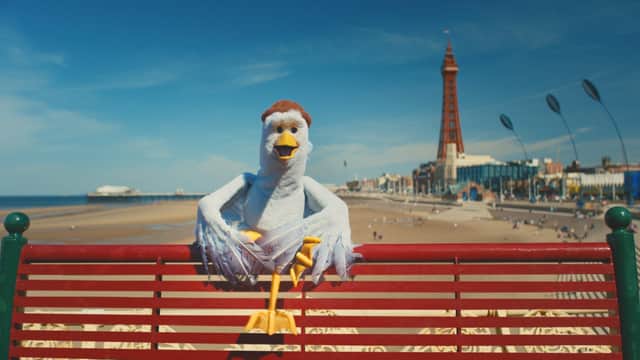 The Nigel C Gull figure which will feature in the ads