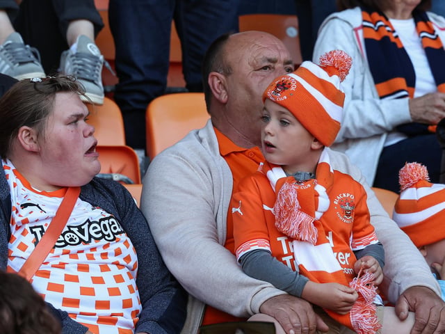Seasiders supporters showed their support in the sun for Richard Keogh's side.