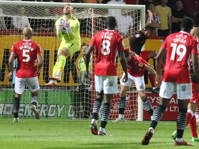 Morecambe go into tomorrow's game after beating Stoke City in midweek Picture: Ian Lyon