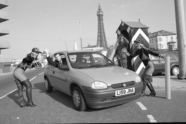 Blackpool called out the guards to make sure everyone was having a good time. After declaring itself an independent principality of fun, the resort hoped to carry on laughing by setting up chuckle check points around the town. Drivers in the resort's main car park complex were greeted by smile sergeants Jenny Clays and Andrea Lew and chuckle corporal Peter Oliver, who reminded them of the town's charter of fun