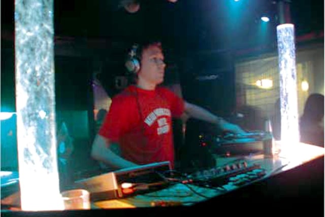Allister Whitehead in charge of the tunes at Insomnia back in 2002