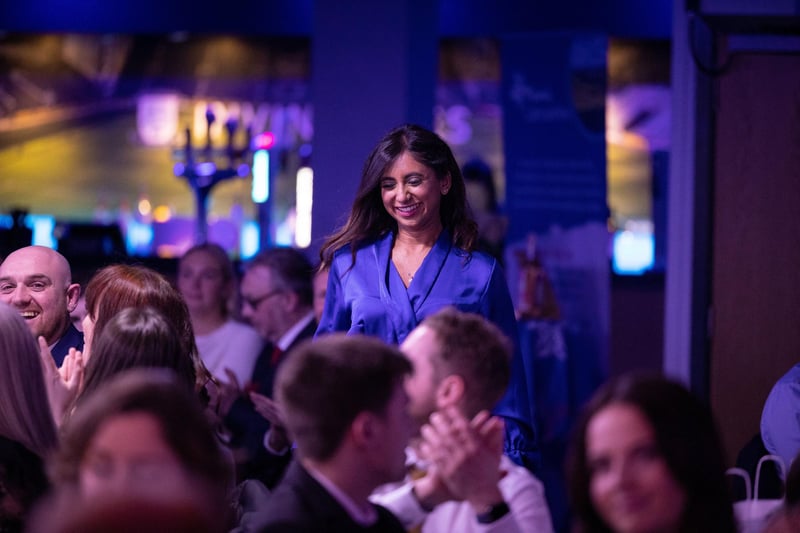 The night was full of smiling faces.