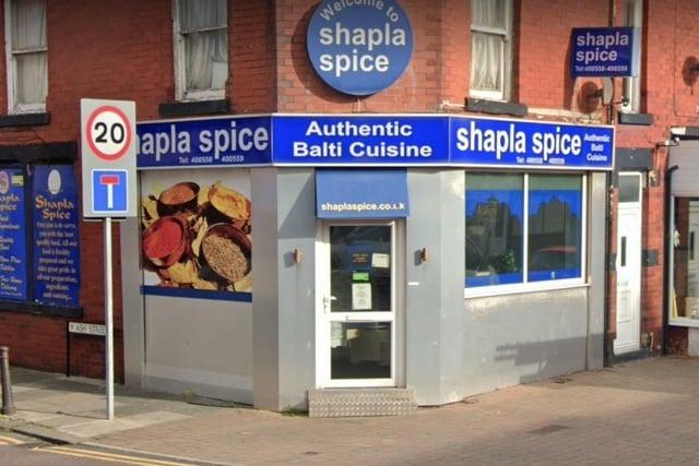 Shapla Spice,  94-96 Highfield Road, South Shore
