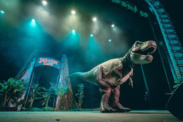 Jurassic Earth features a park full of life-sized roaming, state-of-the-art animatronic beasts, including  Zeus - the world's largest walking T-Rex!