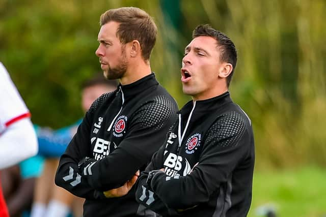 Fleetwood Town head coach Scott Brown Picture: Adam Gee