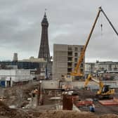 Work underway to build the new multi storey car park at Blackpool Central