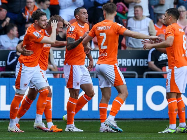 Blackpool claimed a 2-1 victory over Wigan Athletic (Photographer Alex Dodd/CameraSport)