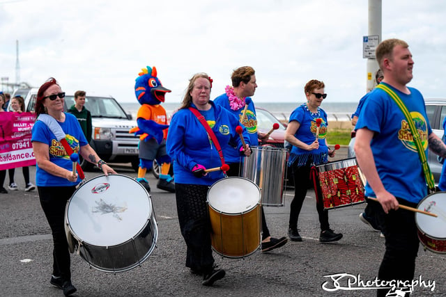 Percussionists on the Prom