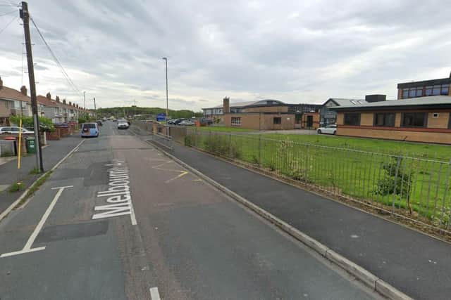 A teenage schoolboy was attacked by two people after he left Cardinal Allen School in Fleetwood (Credit: Google)
