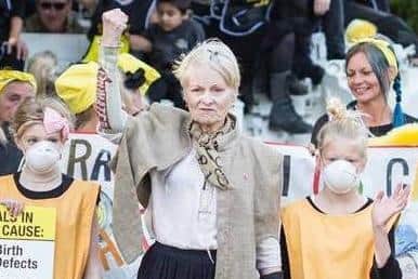 Vivienne Westwood and the Nanas rode to Number 10 in a tank to declare war on fracking