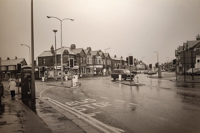 This is the junction of Vicarage Lane and Waterloo Road in April 1981