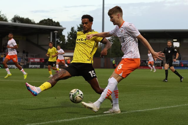 Zac Ashworth joined Blackpool in the summer from West Brom.