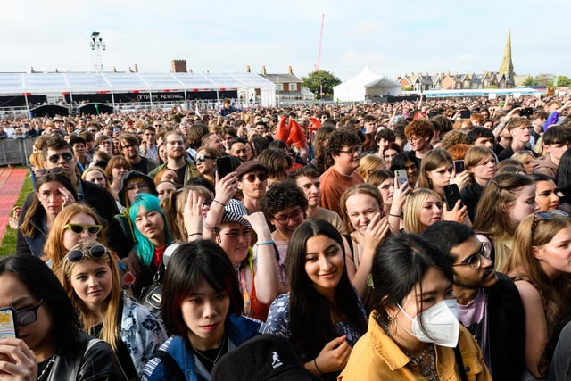 Around 18,500 music fans packed Lytham Green