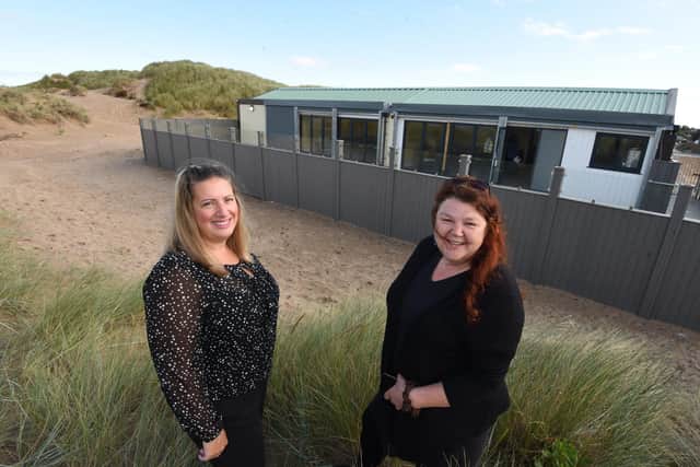 Proprietor Linda Bloor (right) with Charlotte Eunson, who will be managing the new cafe, at the North Beach site.