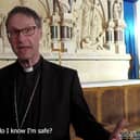 Bishop Philip in a still from his 2025 Easter message