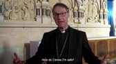 Bishop Philip in a still from his 2025 Easter message