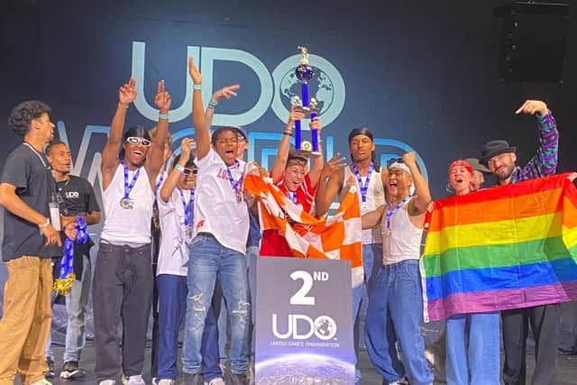 FY Wingz celebrate second place success at the UDO World Street Dance Championships