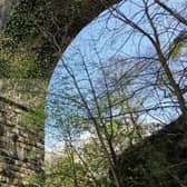 Pass under the massive Hoghton viaduct near to the start of your walk